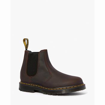 Dr Martens Férfi 2976 Dm's Wintergrip Chelsea Csizma Sötét Barna